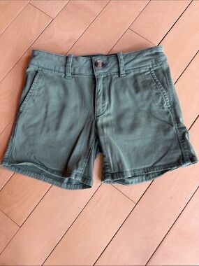 American Eagle Outfitters Olive Green Women's Jean Shorts